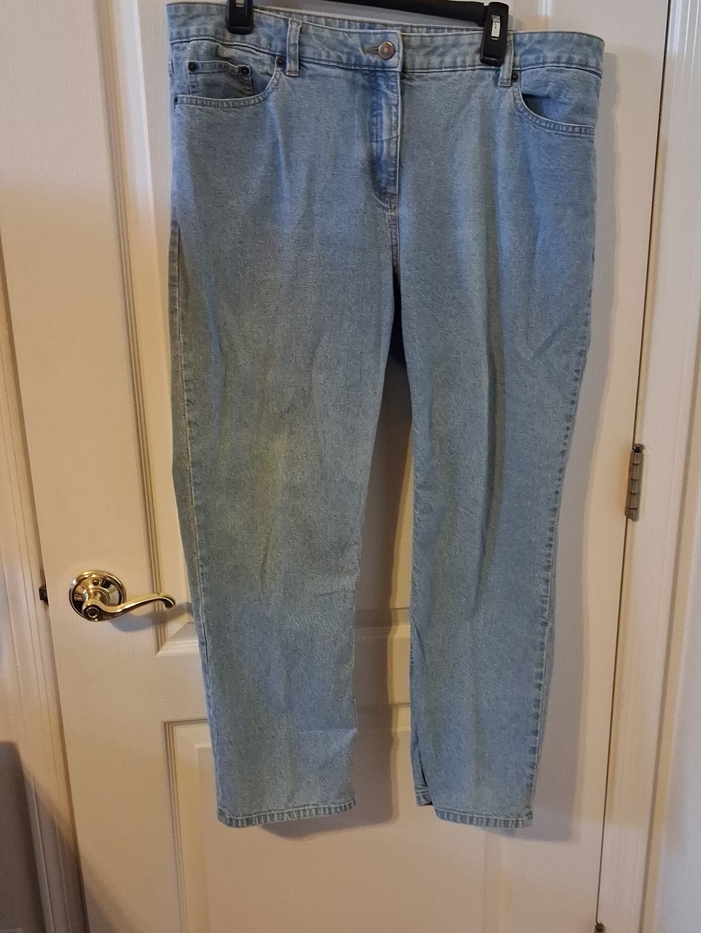 Van Heusen Light Blue Straight Leg Women's Jeans -Size 16